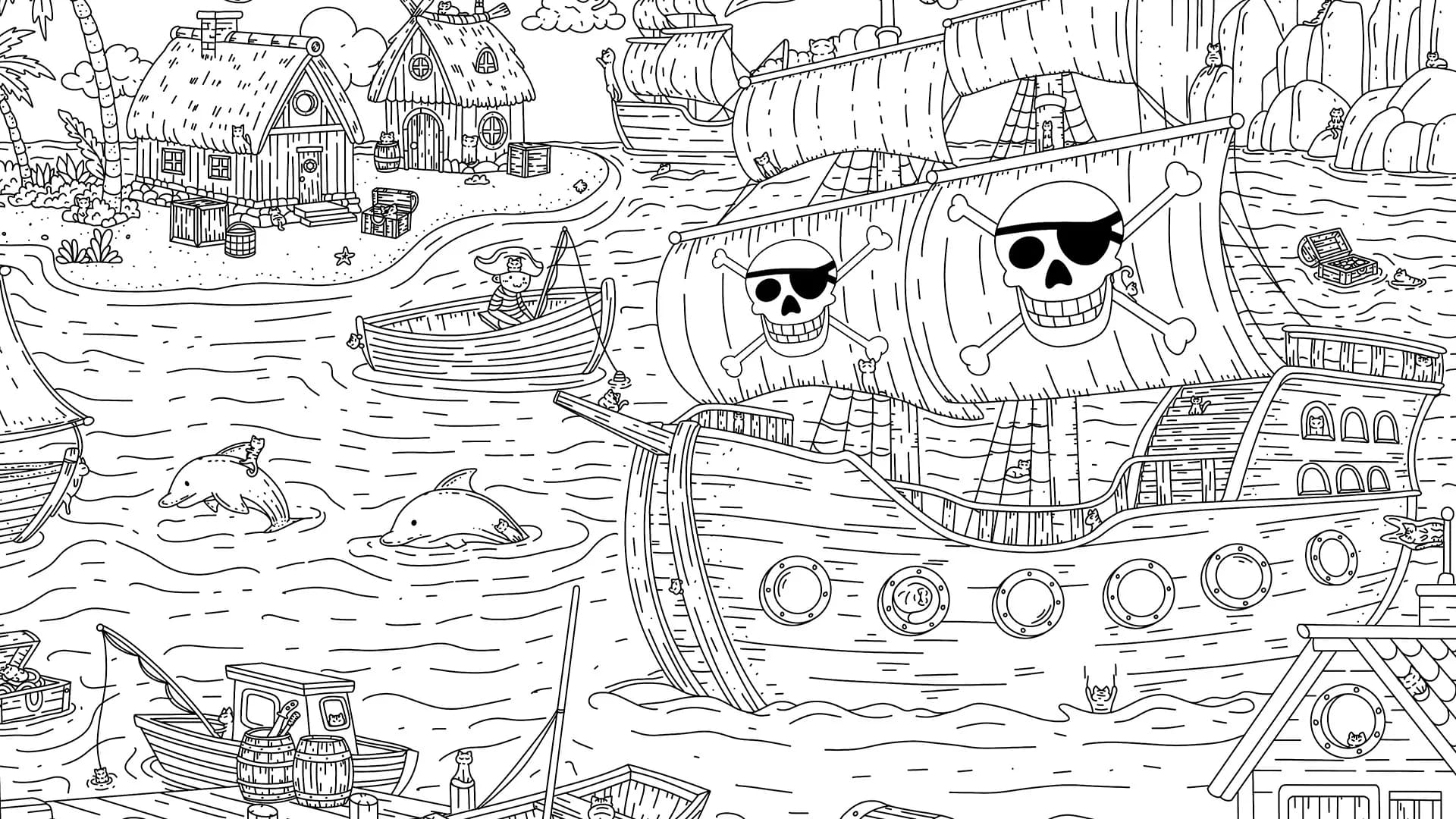 100 Pirate Cats görsel 5