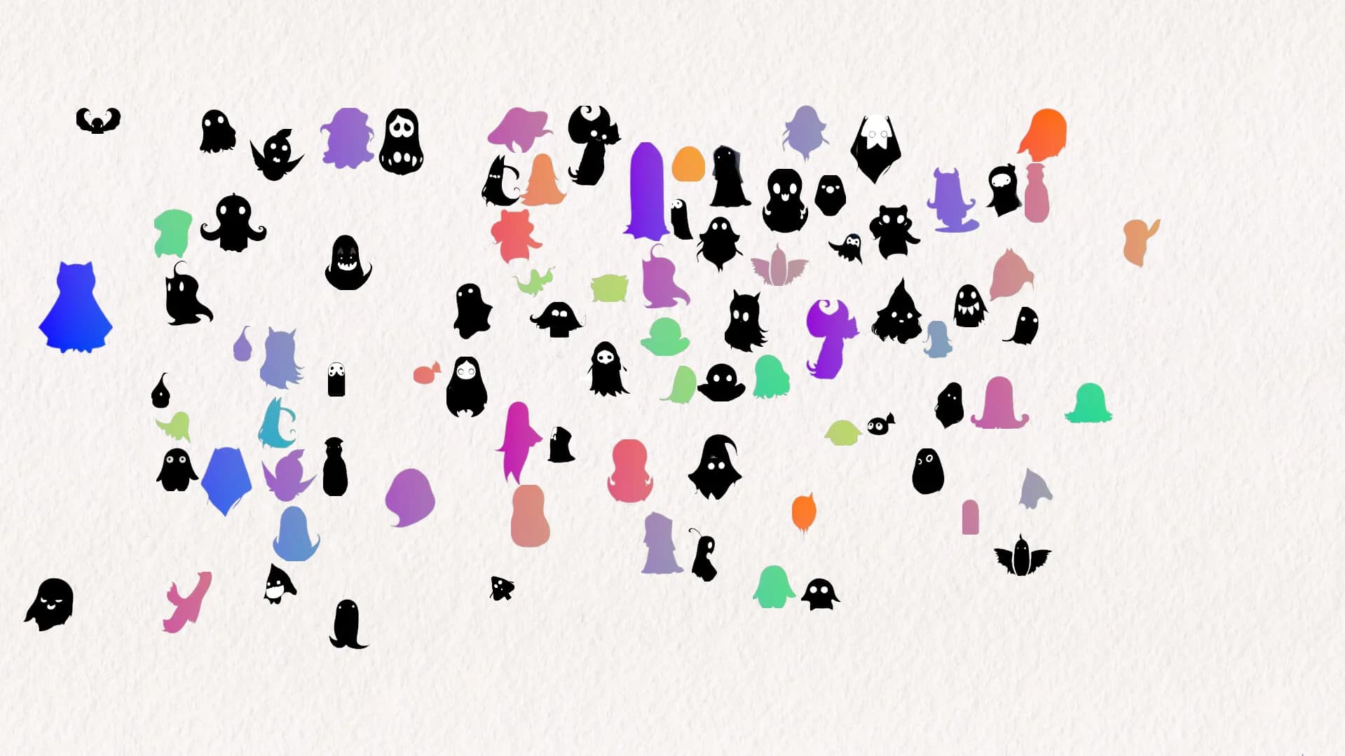 Doodle Harmony Ghosts görsel 4