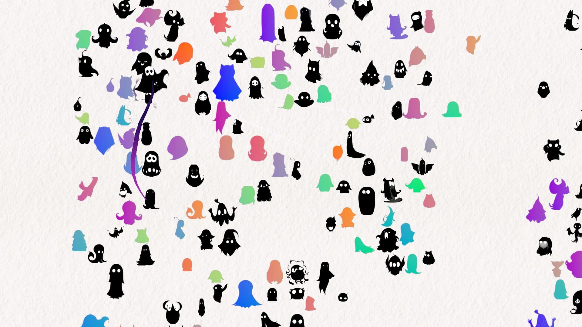 Doodle Harmony Ghosts görsel 7
