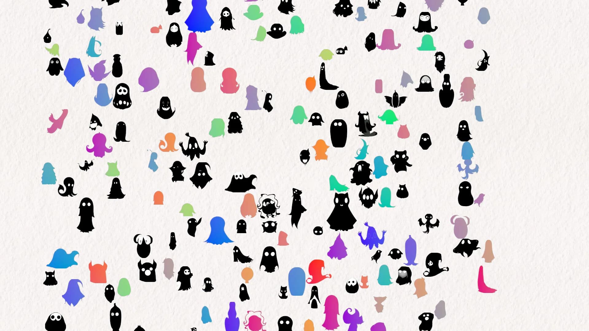 Doodle Harmony Ghosts görsel 8