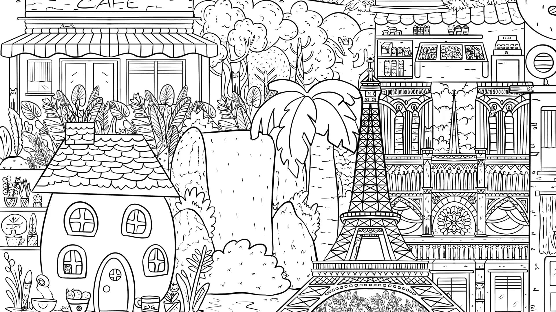 100 Paris Cats görsel 2