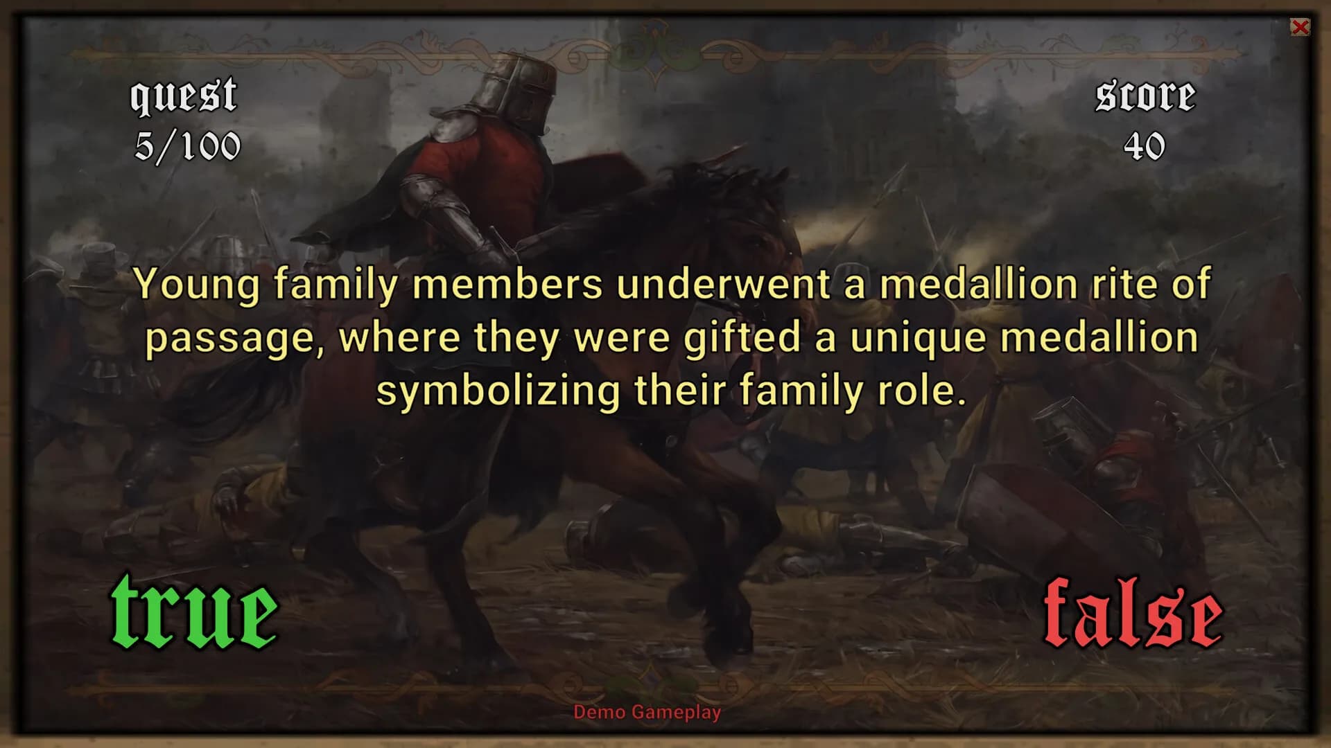 Medieval Questionnaire görsel 2