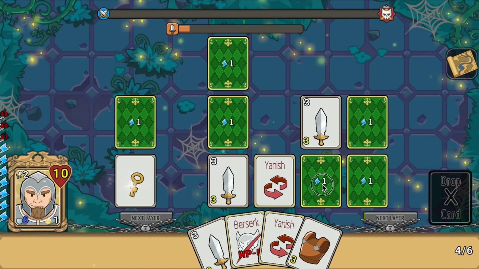 Brave Hero:Puzzle Dungeon Card görsel 2