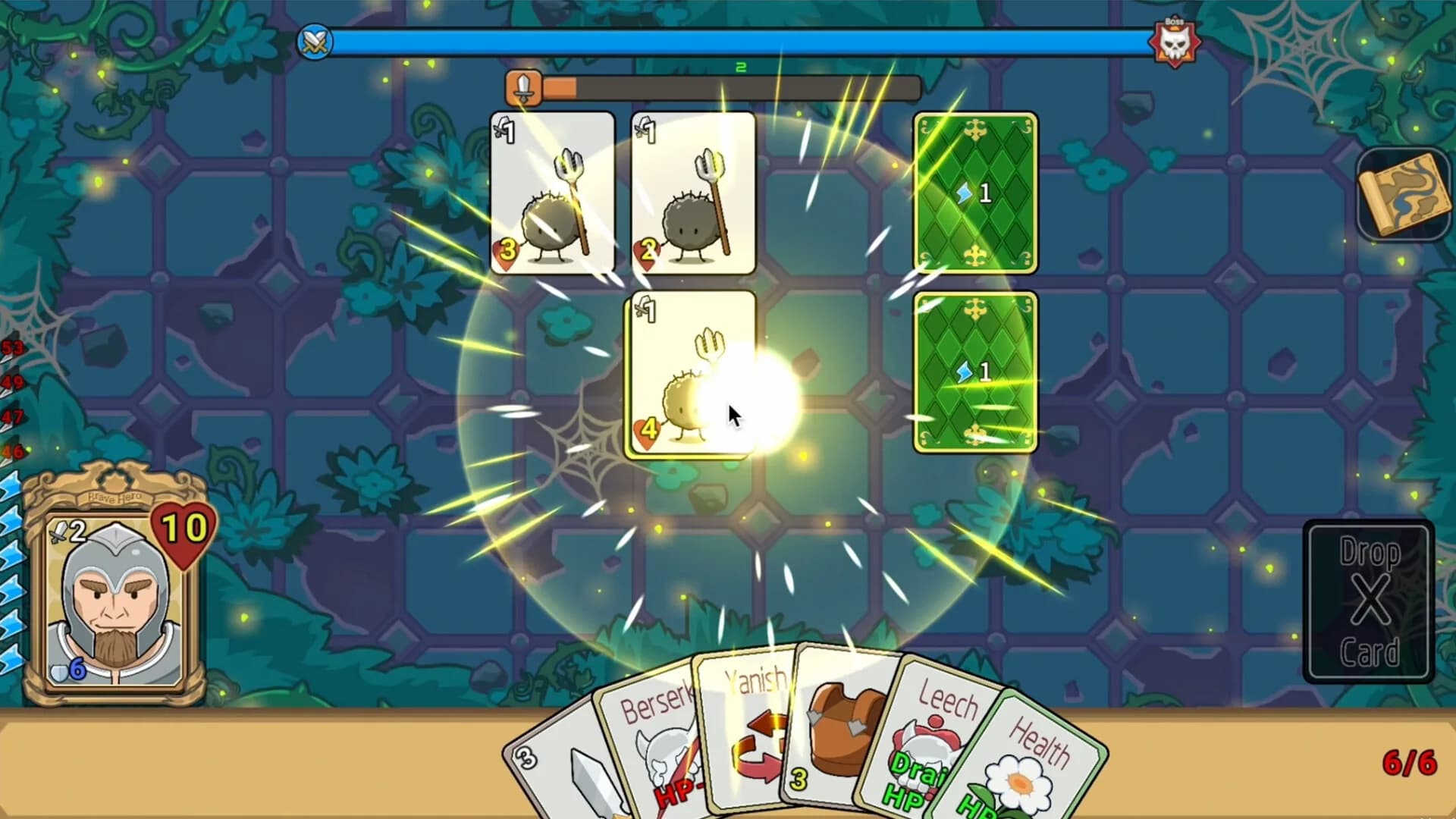 Brave Hero:Puzzle Dungeon Card görsel 3