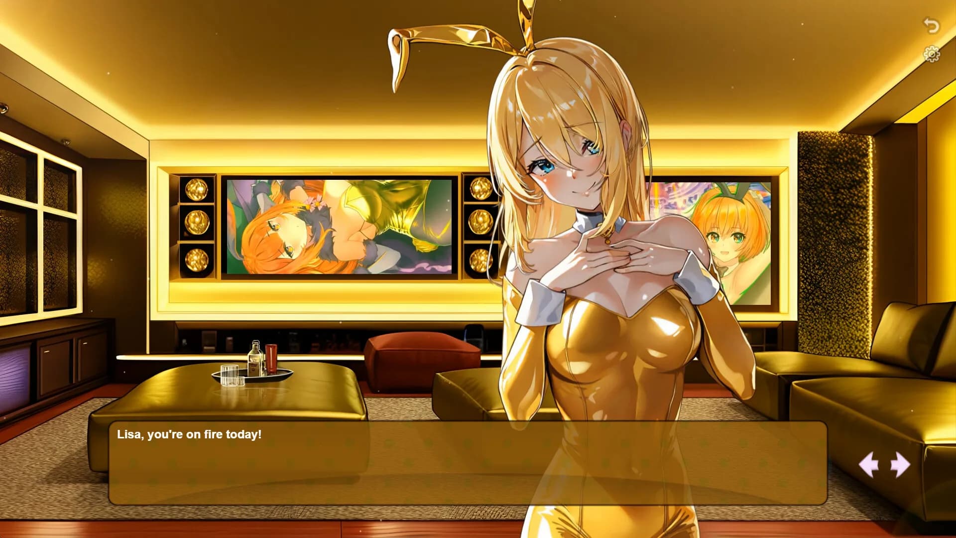 Bunny-girl with Golden tummy görsel 8