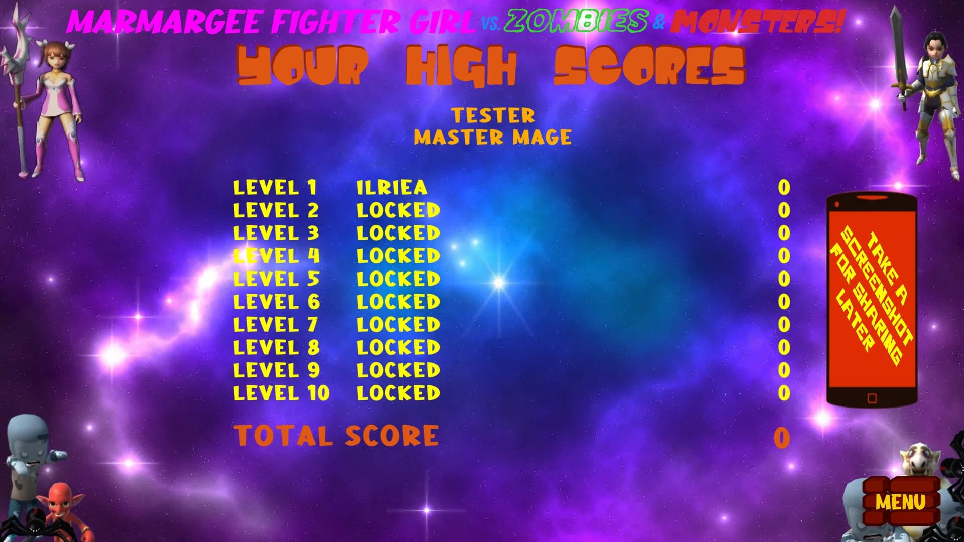 Marmargee Fighter Girl vs. Zombies & Monsters! görsel 13