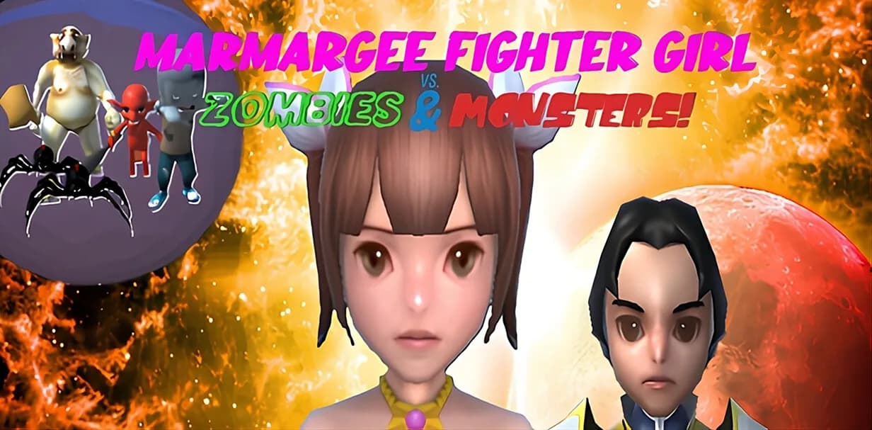 Marmargee Fighter Girl vs. Zombies & Monsters! görsel 14