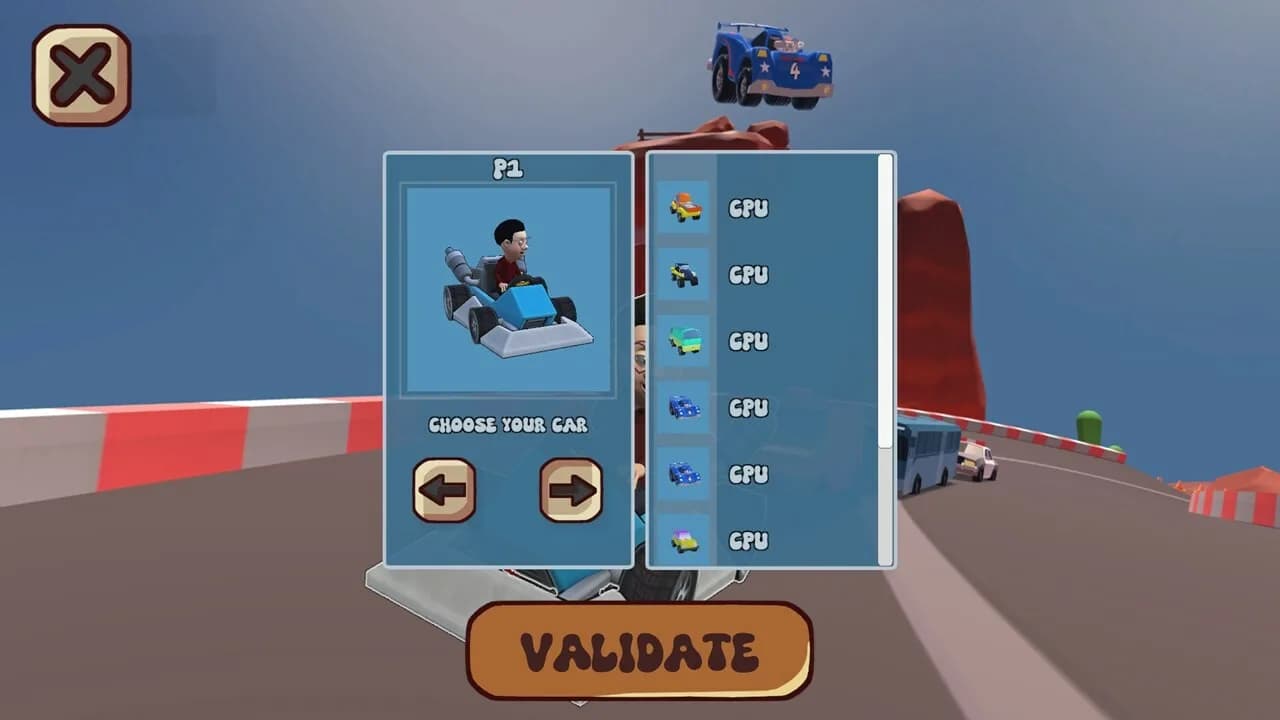 Super Kart Mini Car Race görsel 3