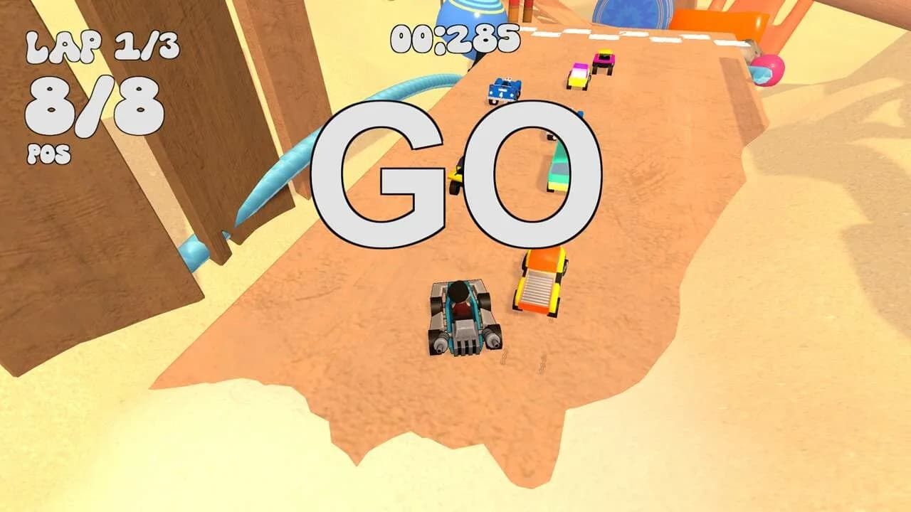 Super Kart Mini Car Race görsel 4