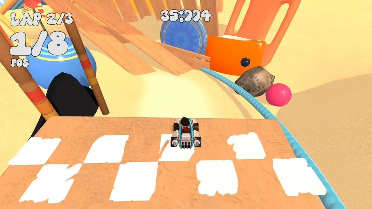 Super Kart Mini Car Race görsel 5