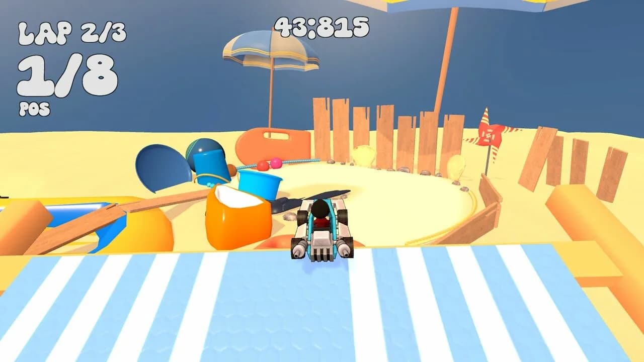Super Kart Mini Car Race görsel 8