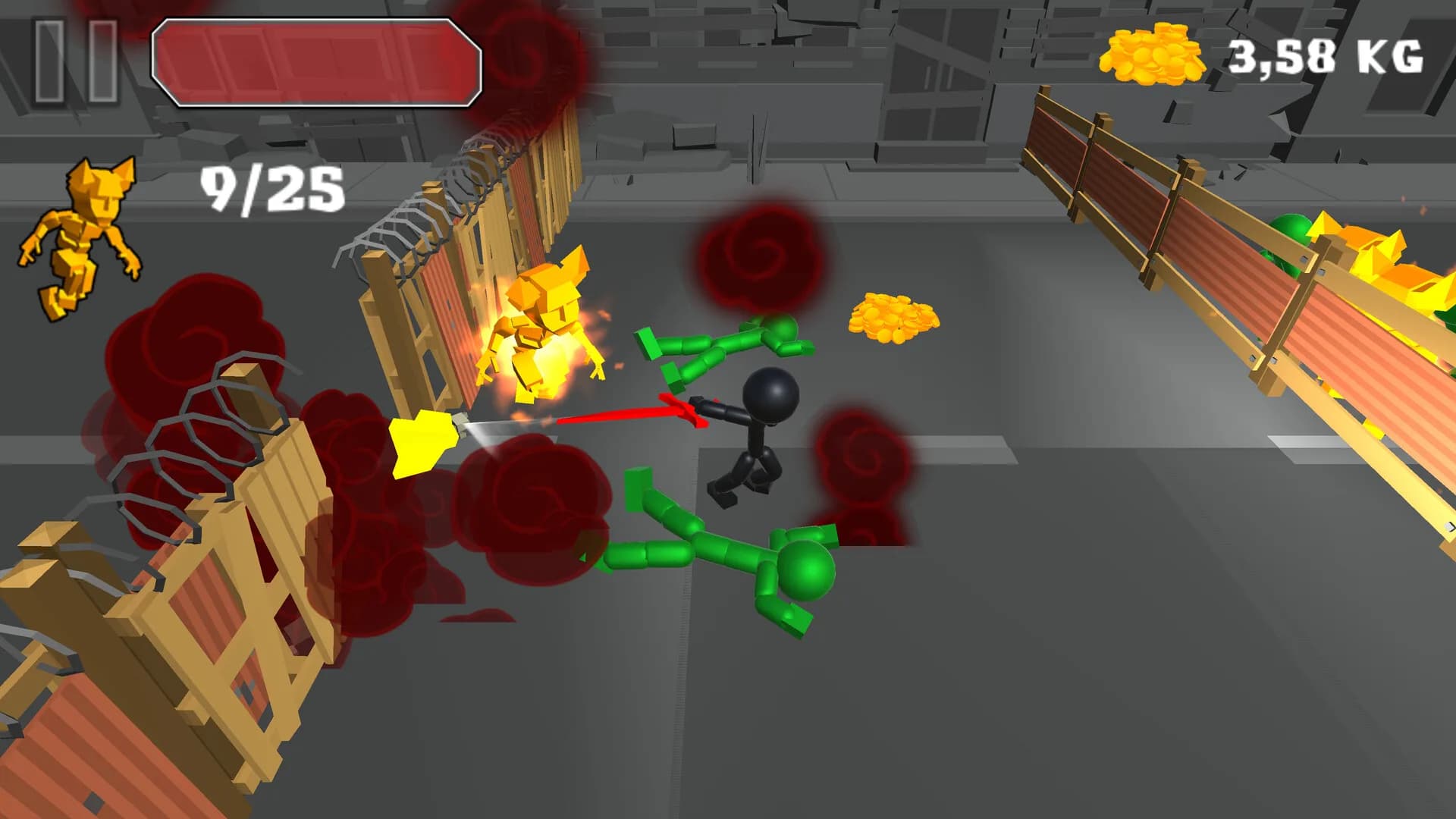 Stickman Killing Zombie görsel 13