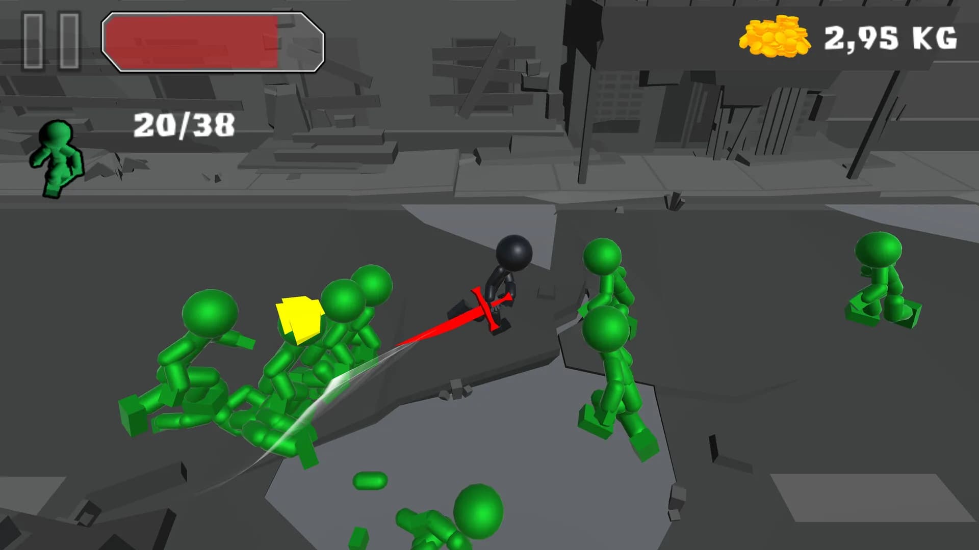 Stickman Killing Zombie görsel 14