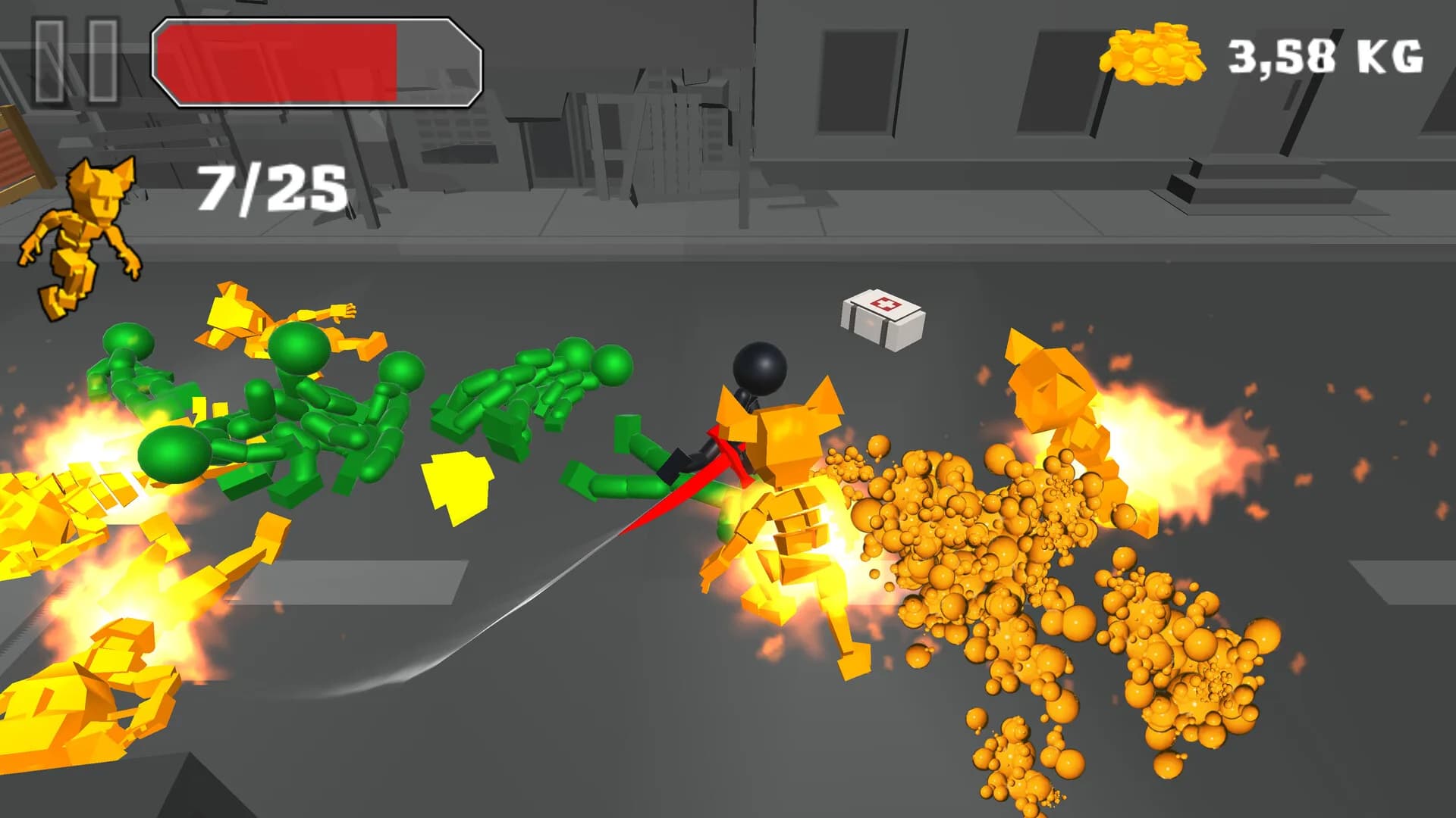 Stickman Killing Zombie görsel 4