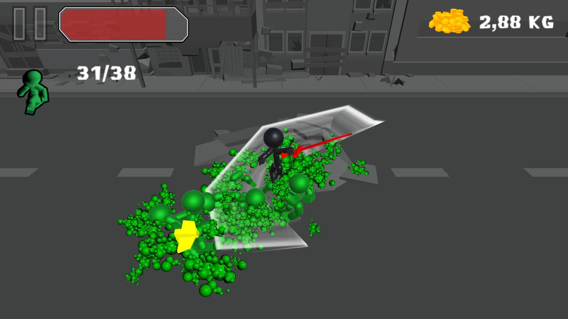 Stickman Killing Zombie görsel 8