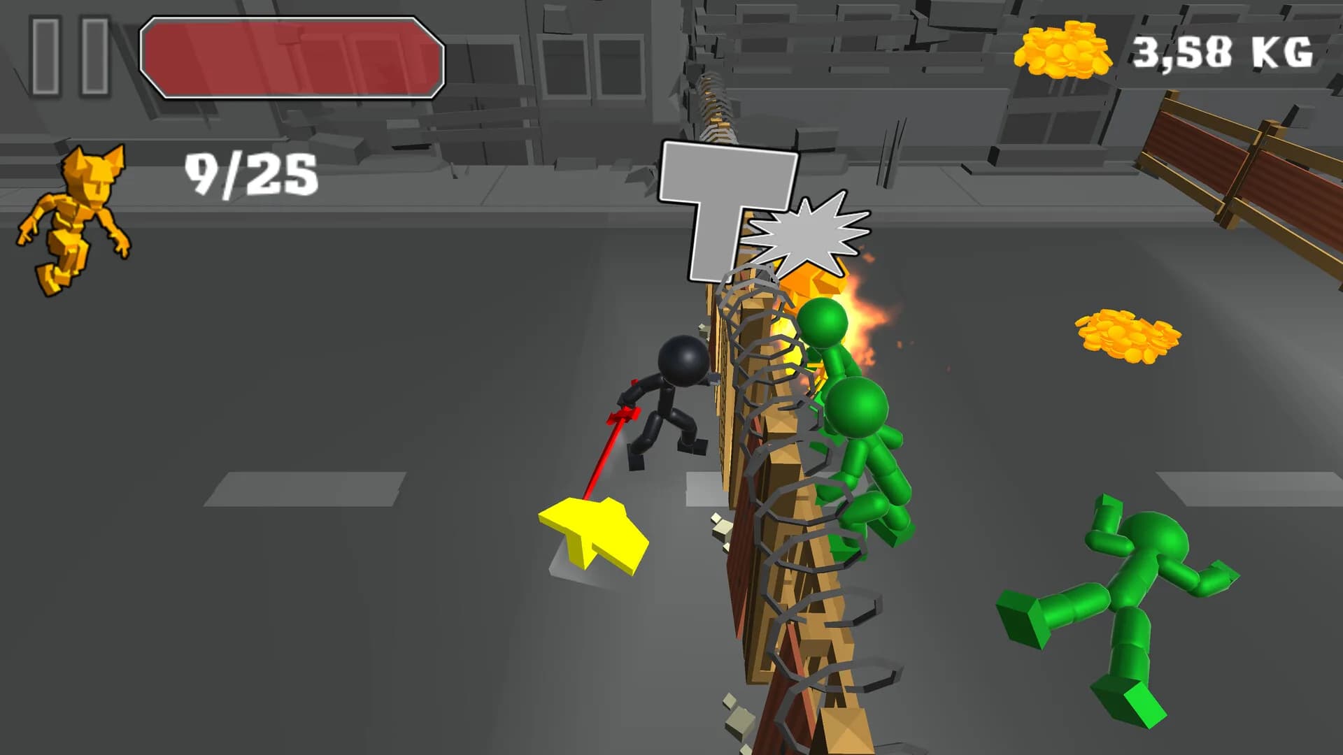 Stickman Killing Zombie görsel 11