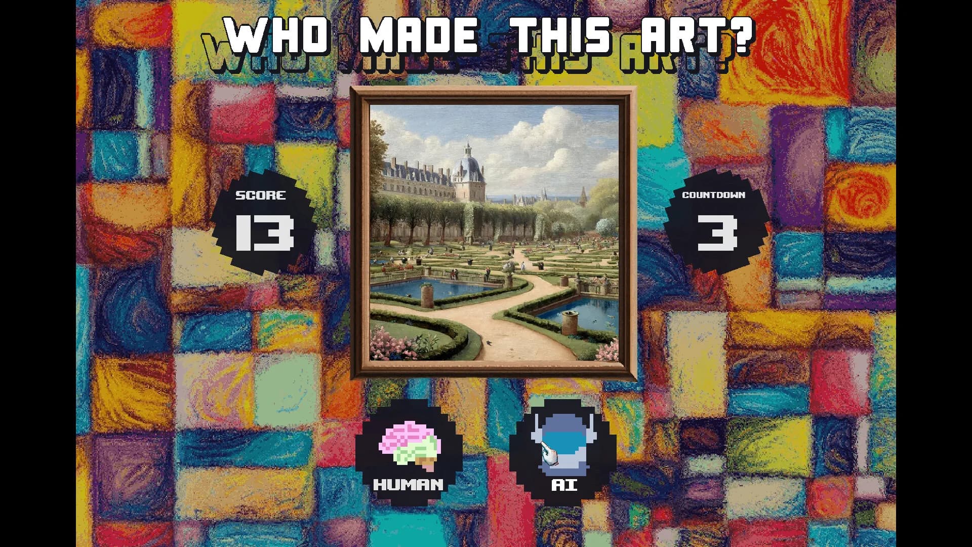Who made this art? Human or AI görsel 2