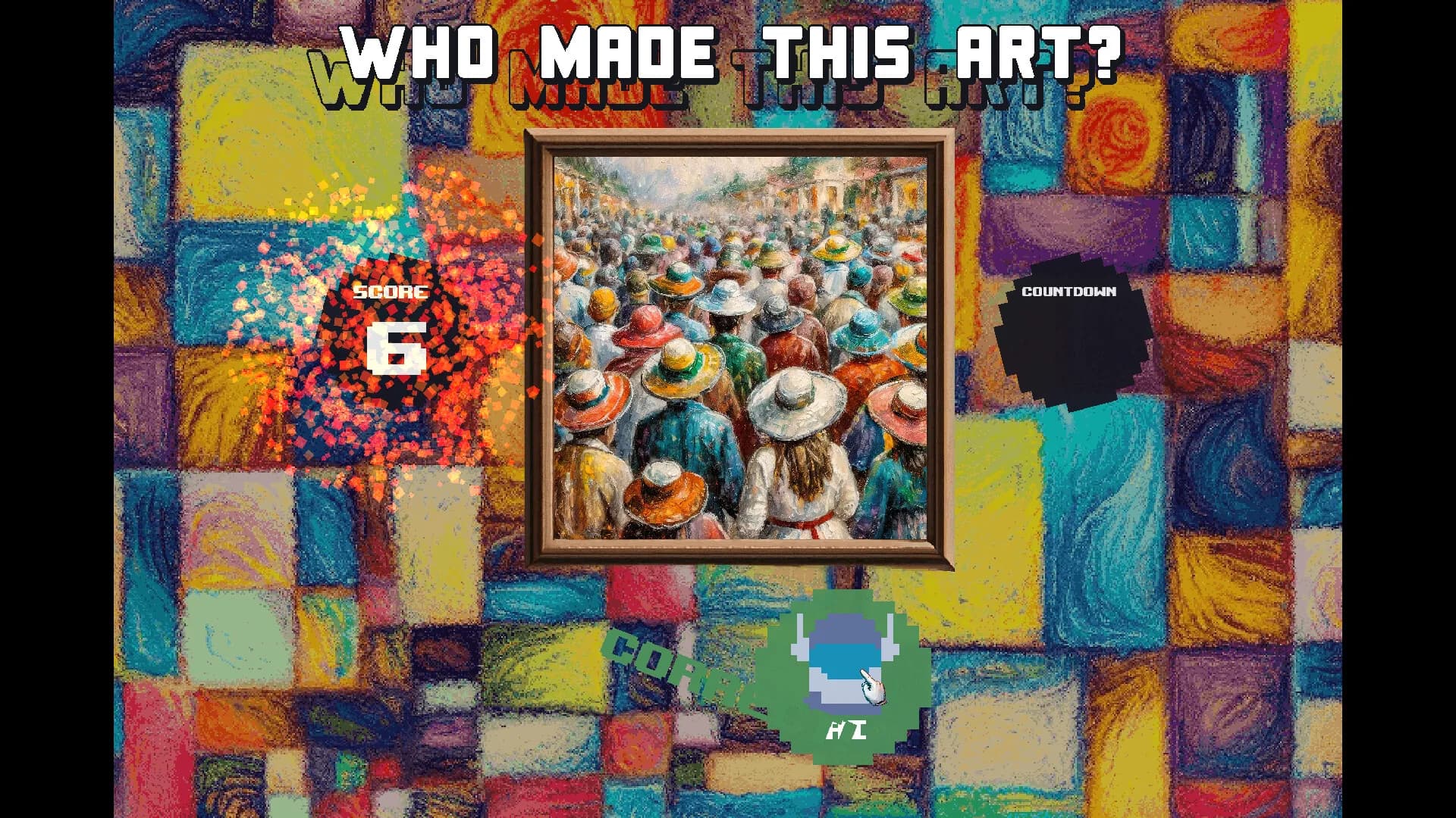 Who made this art? Human or AI görsel 3