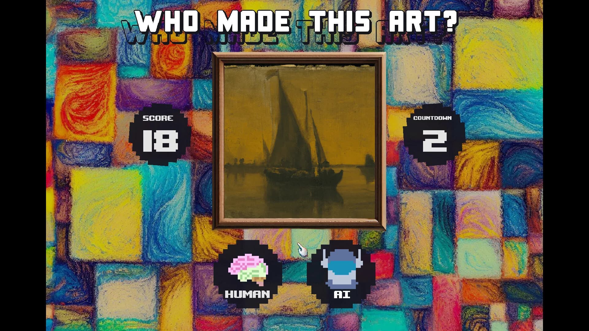 Who made this art? Human or AI görsel 5