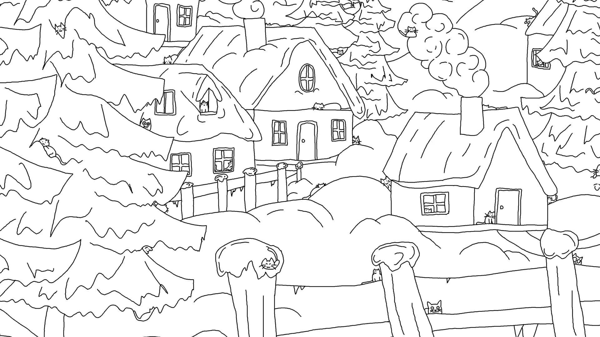 Looking For Cats In a Badly Drawn Forest görsel 7