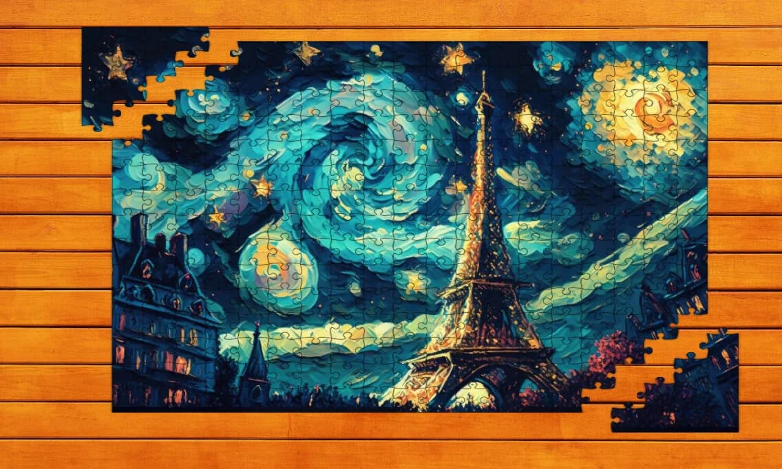 Van Gogh's Masterpiece Jigsaw Puzzles görsel 3