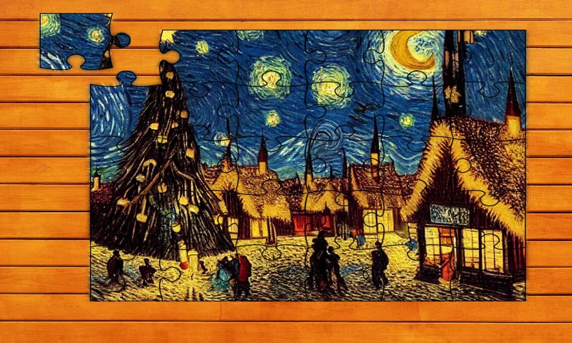 Van Gogh's Masterpiece Jigsaw Puzzles görsel 6