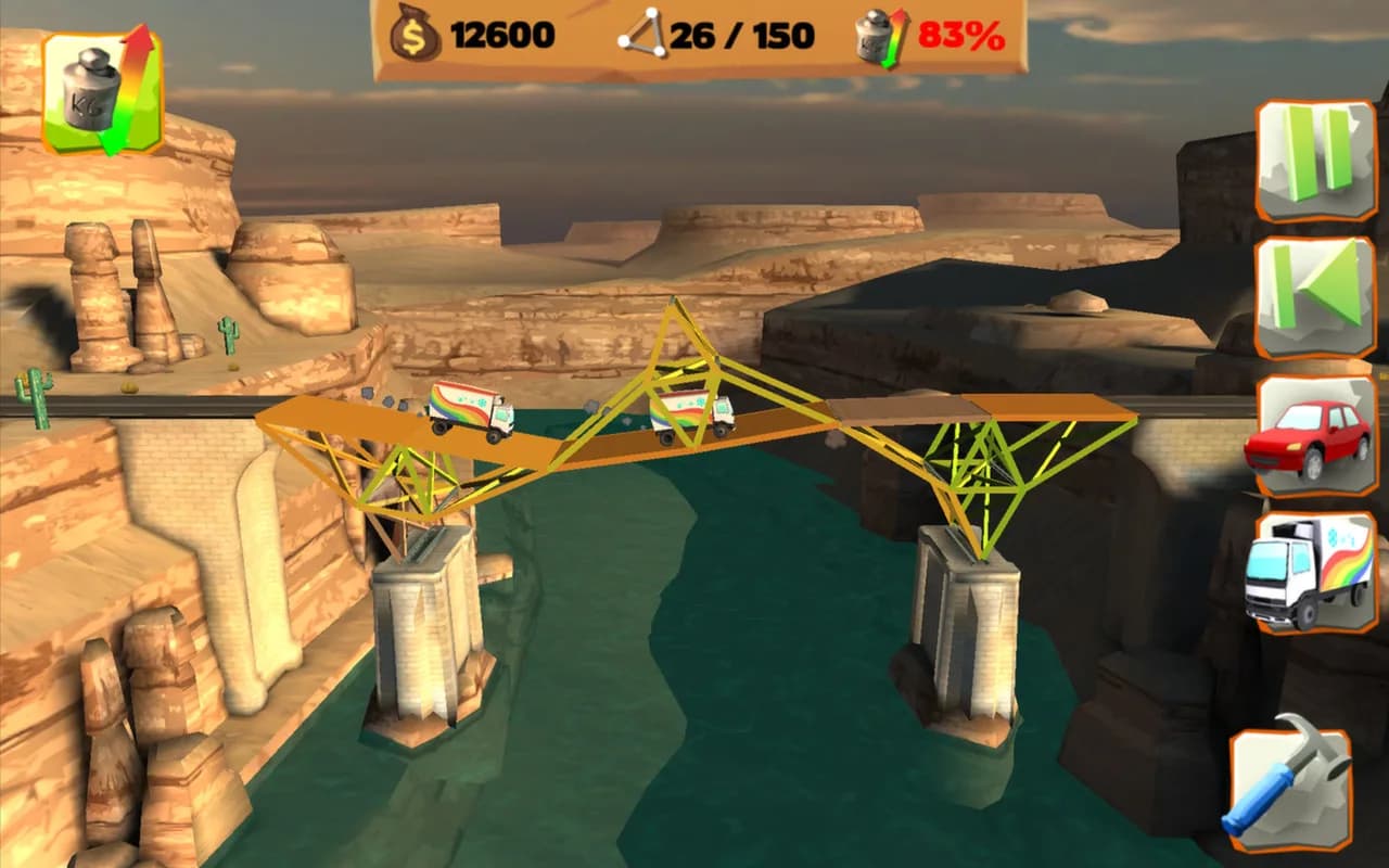 Bridge Constructor Playground görsel 2