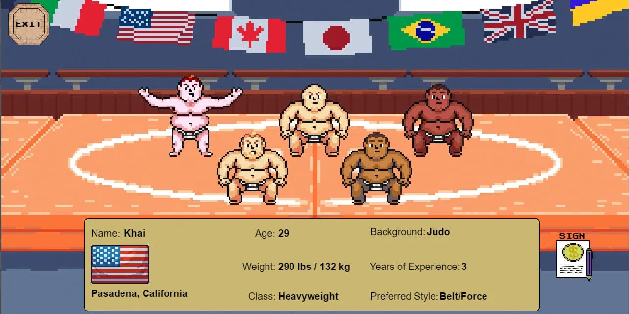 American Sumo Manager - Road to Major League Sumo görsel 7