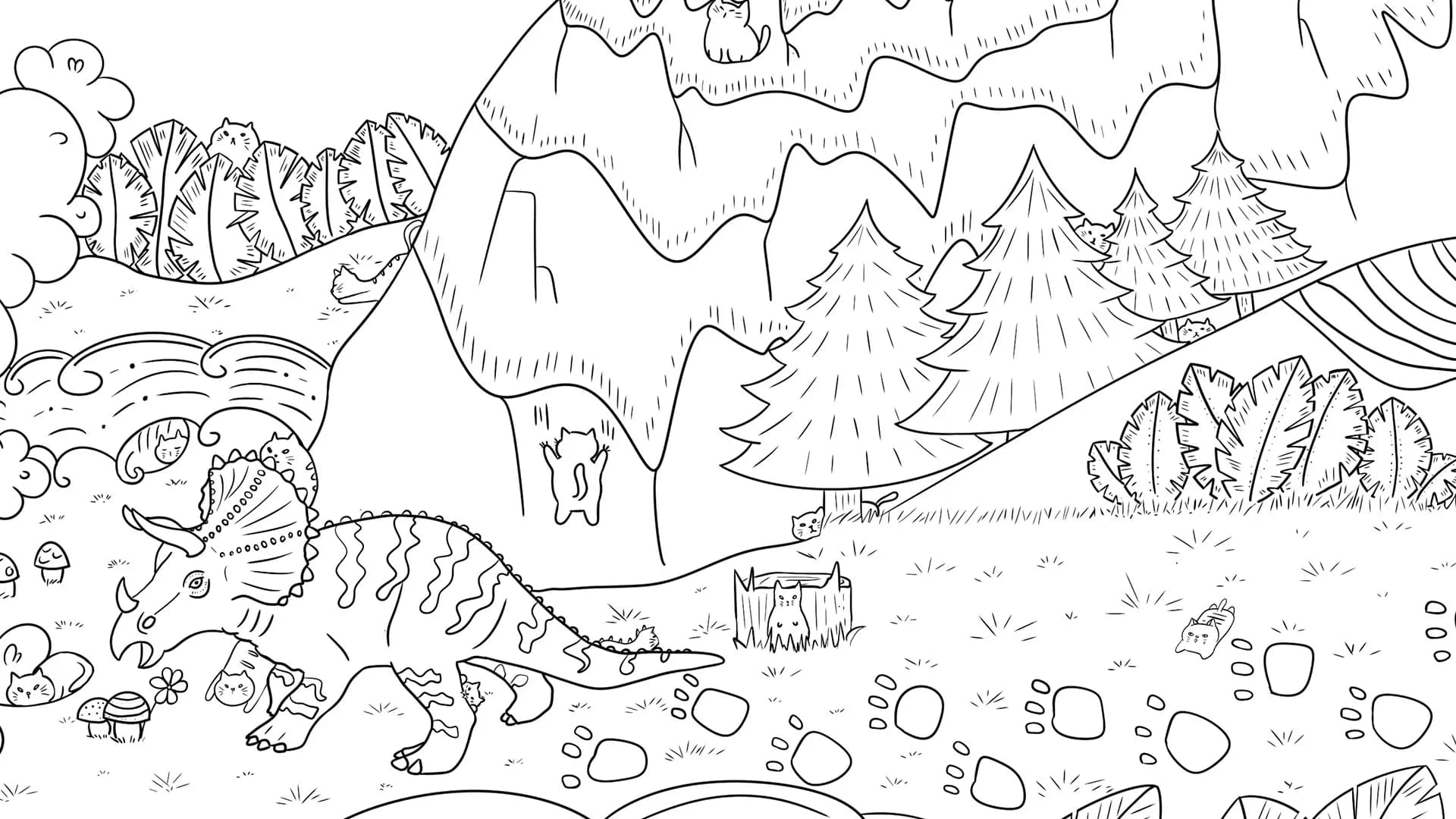100 Dino Cats görsel 3