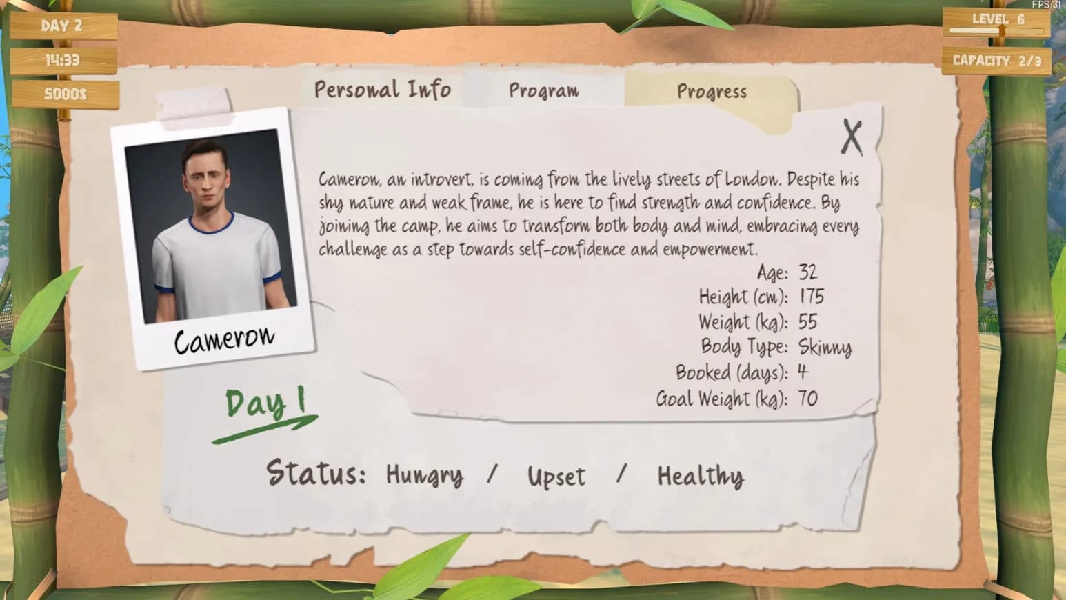 Gym Camp Simulator görsel 2