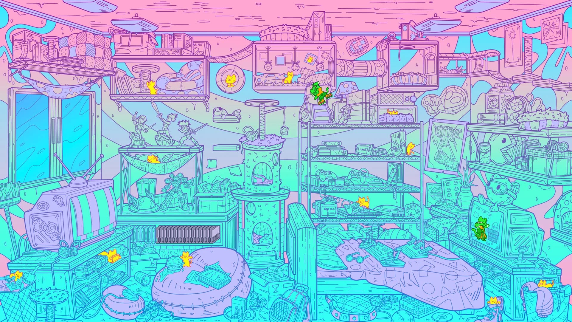 A Building Full of Cats 2 görsel 6