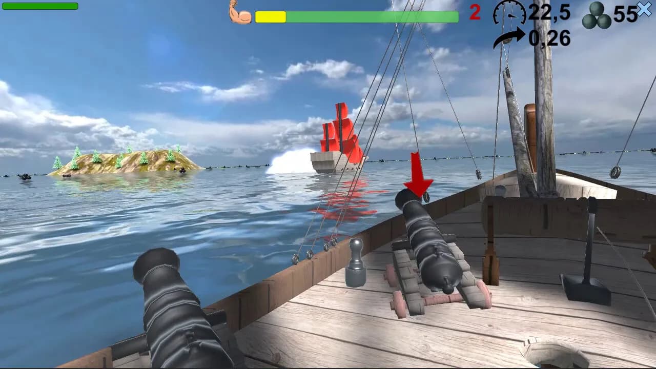 Pirates. Naval battle görsel 2