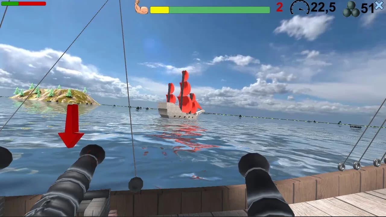 Pirates. Naval battle görsel 17
