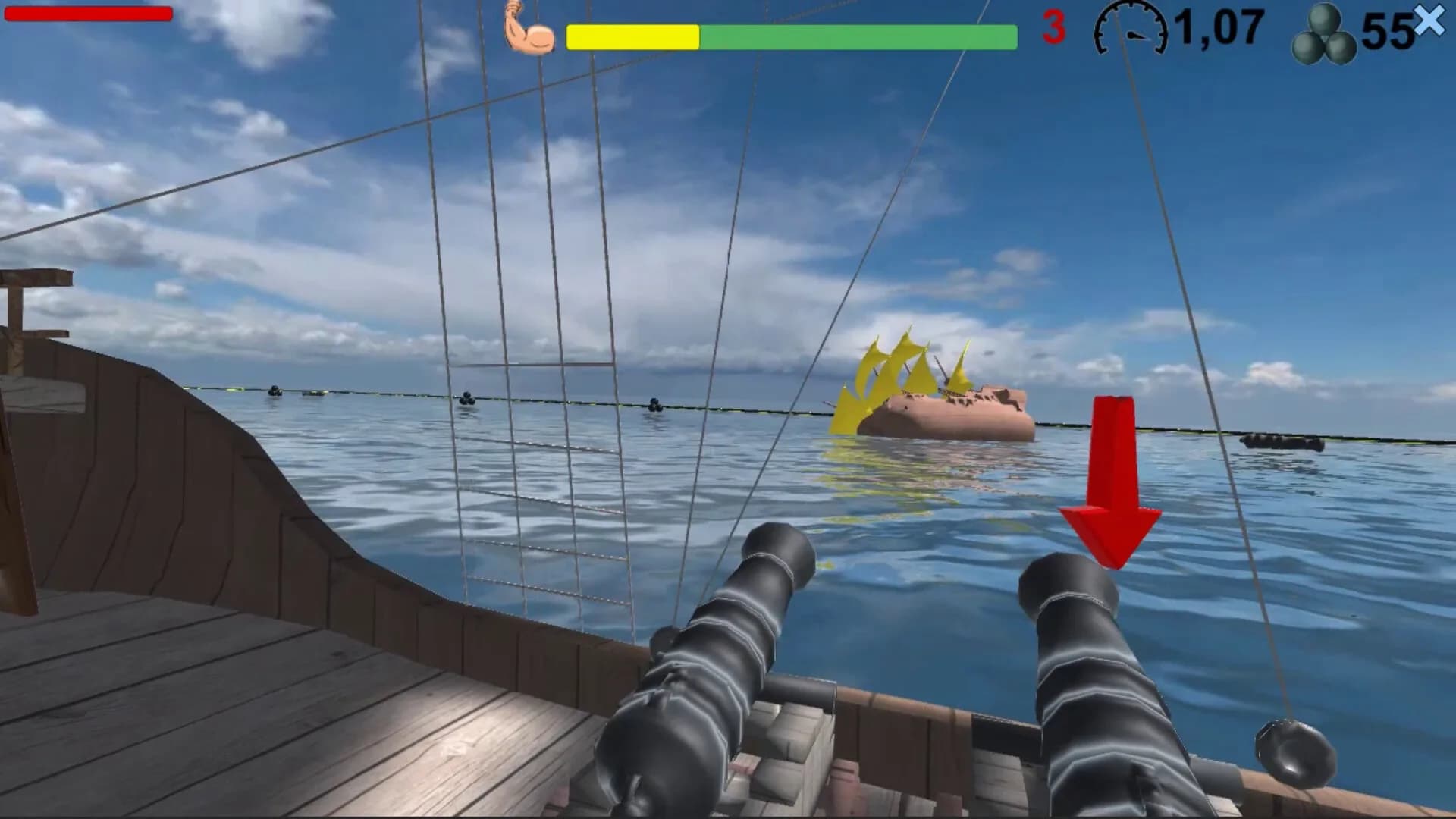Pirates. Naval battle görsel 19