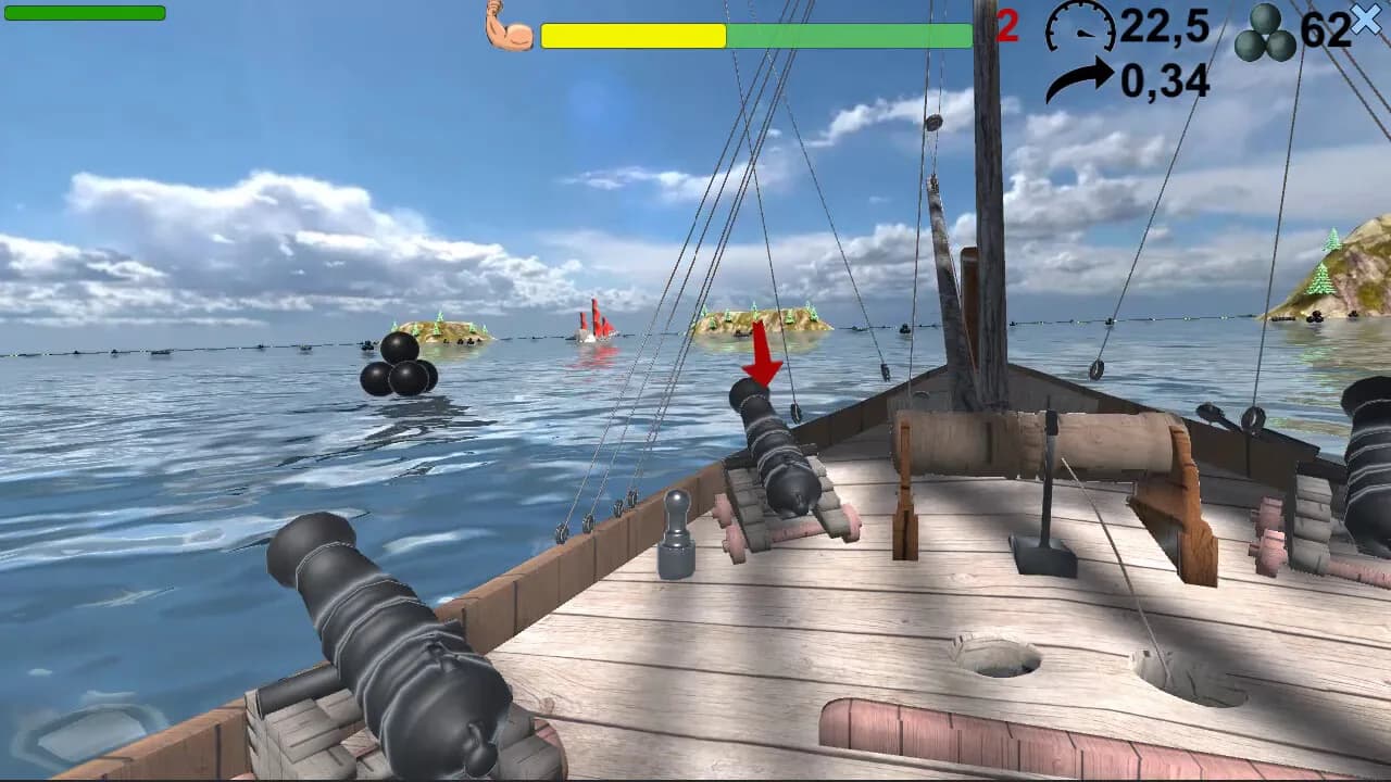 Pirates. Naval battle görsel 20