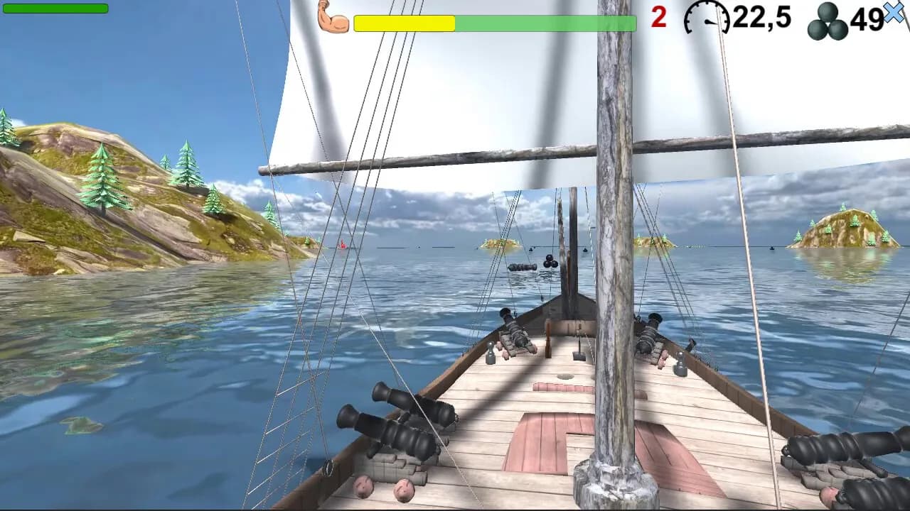 Pirates. Naval battle görsel 23