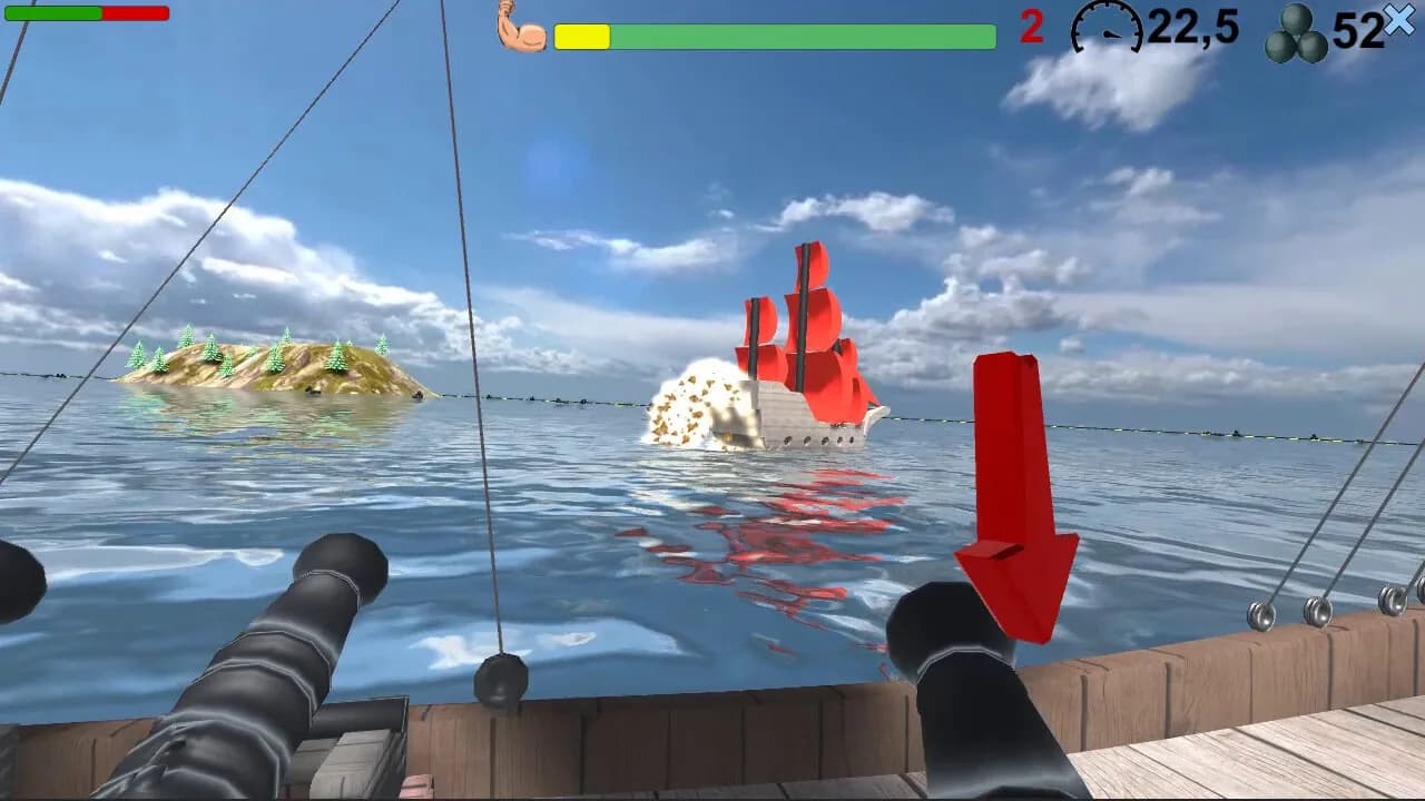 Pirates. Naval battle görsel 25