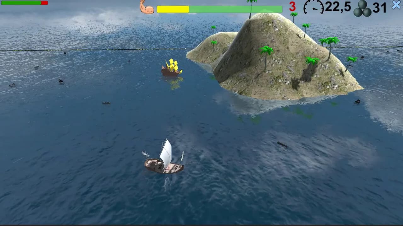 Pirates. Naval battle görsel 27
