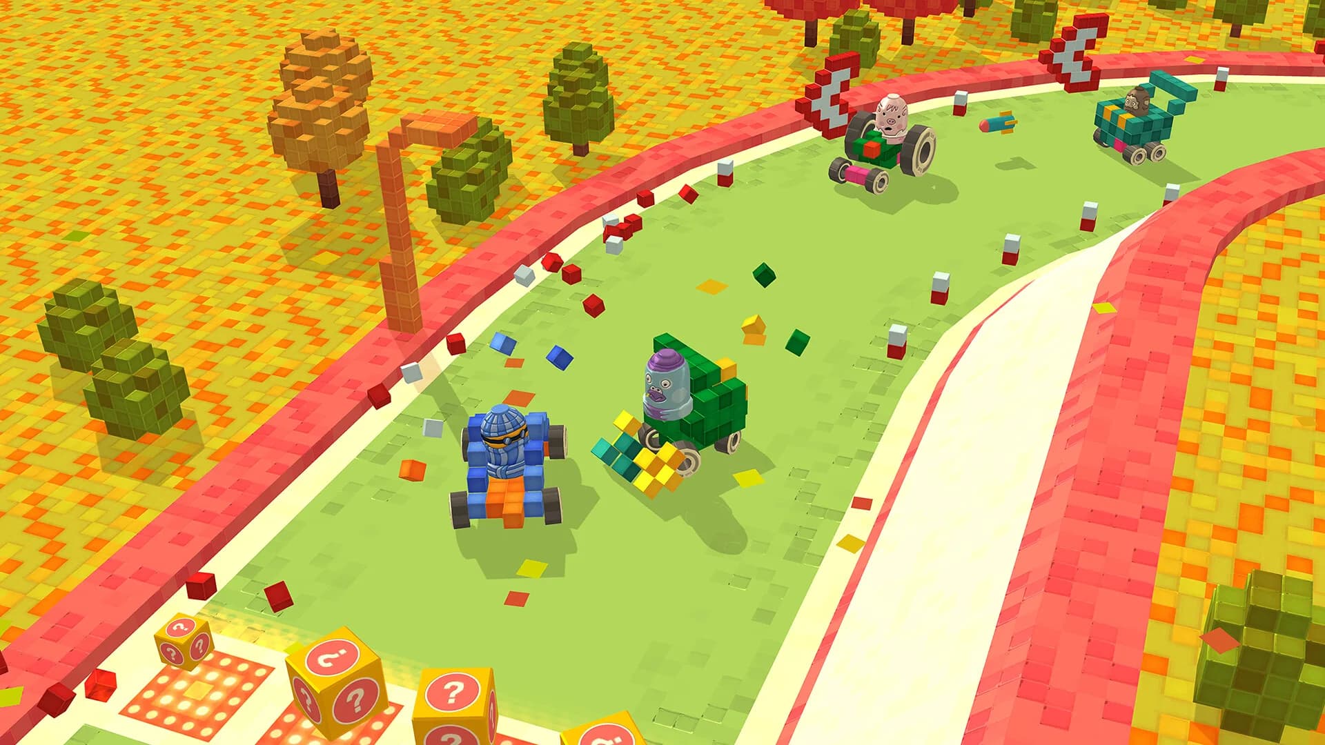 Pixel Car Racing: Blocky Crash görsel 4
