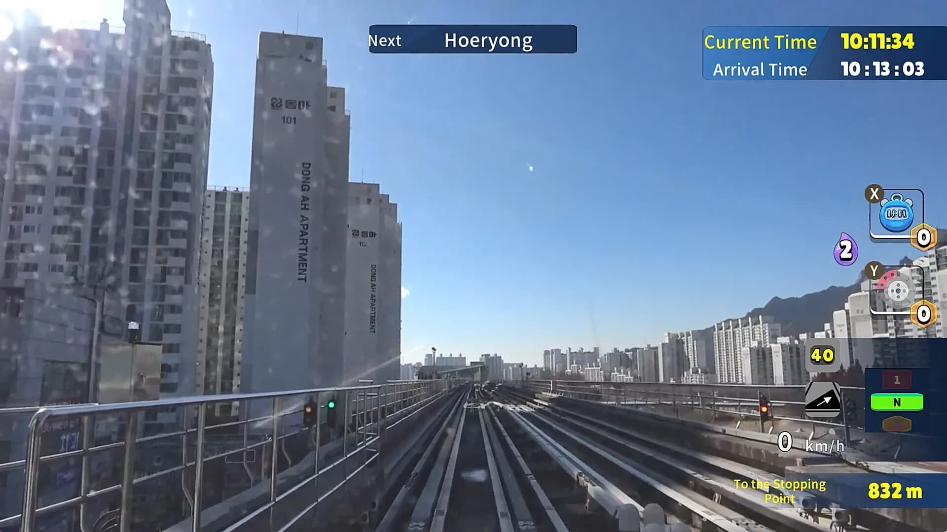 Korean Rail Driving Tour-LRT Uijeongbu görsel 5