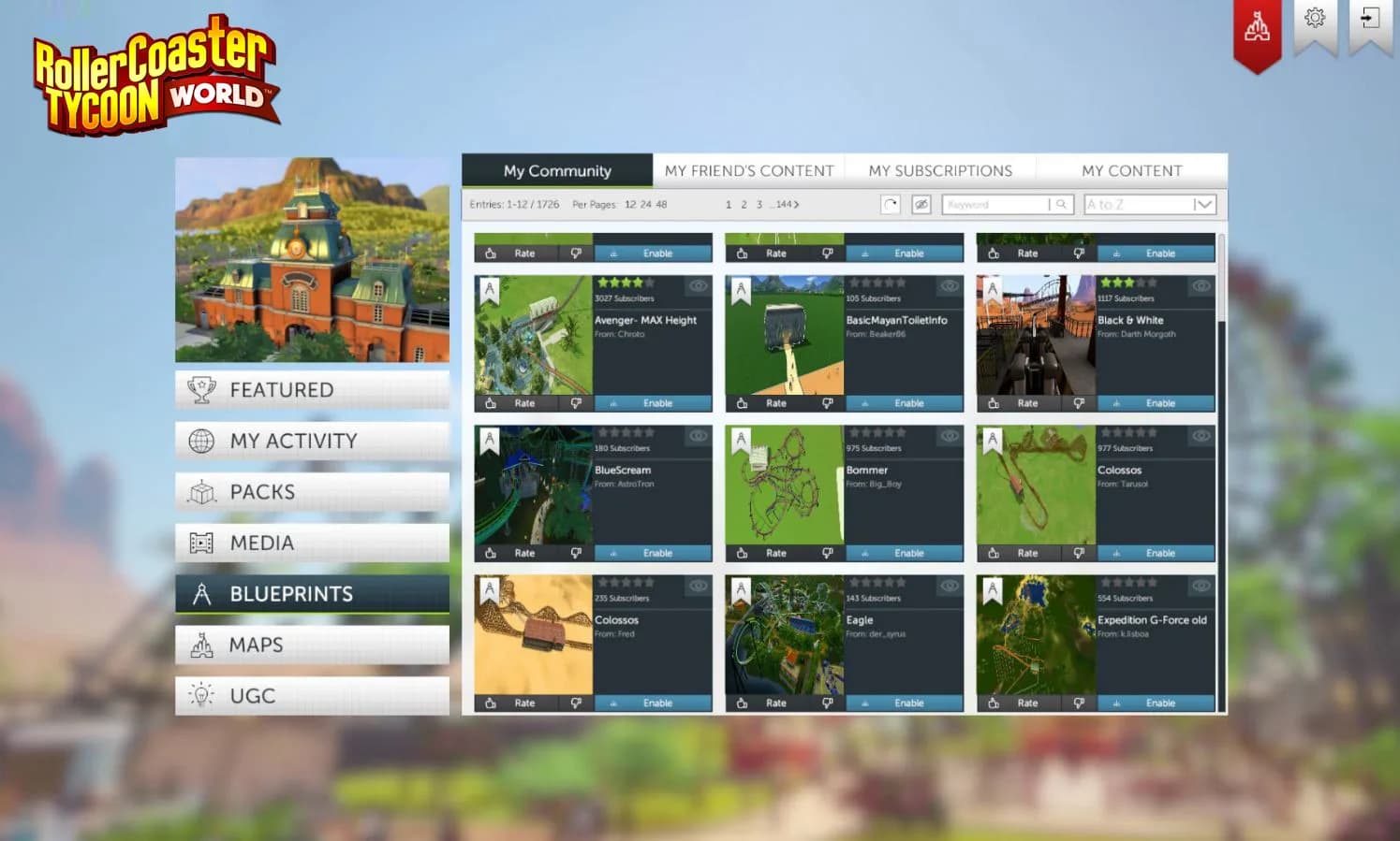 RollerCoaster Tycoon World™ görsel 8