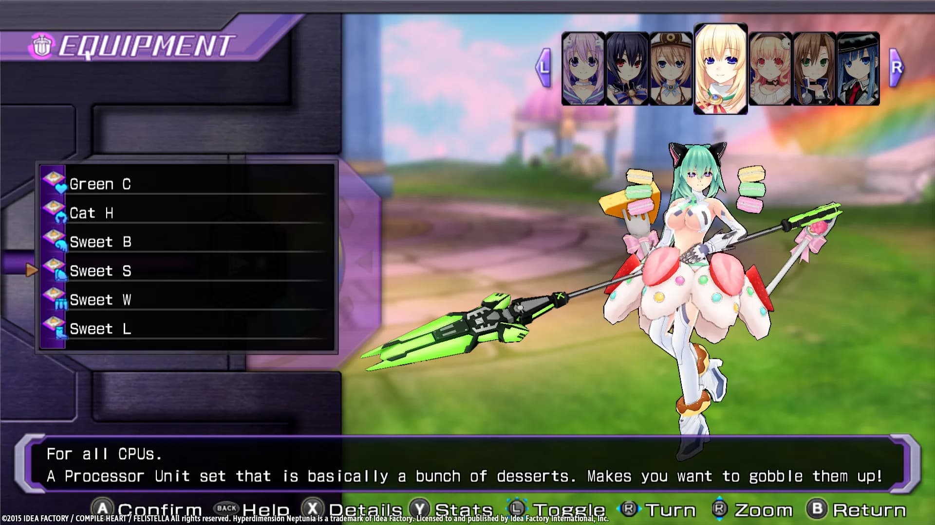 Hyperdimension Neptunia Re;Birth1 görsel 26