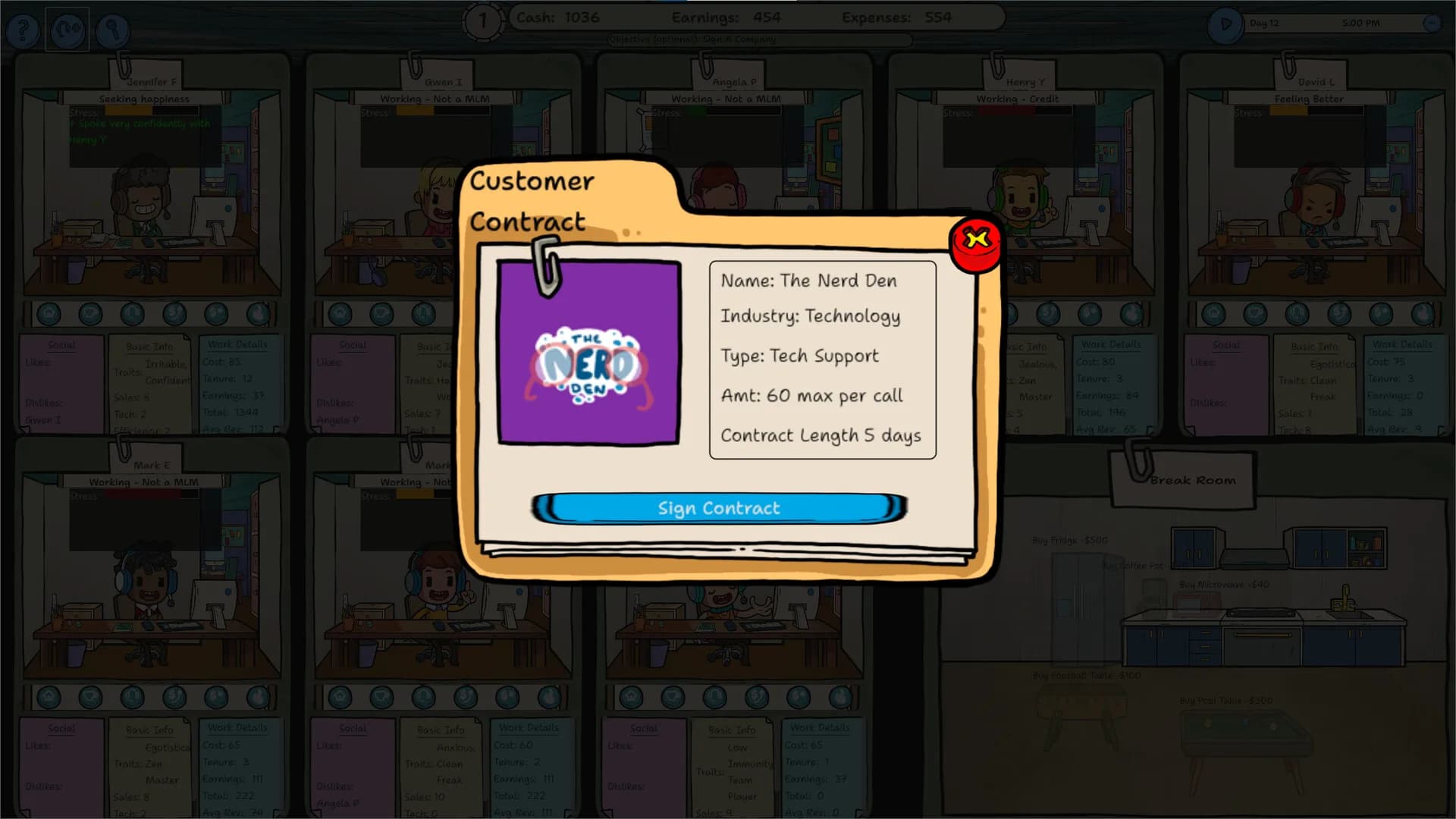 Call Center Tycoon görsel 7