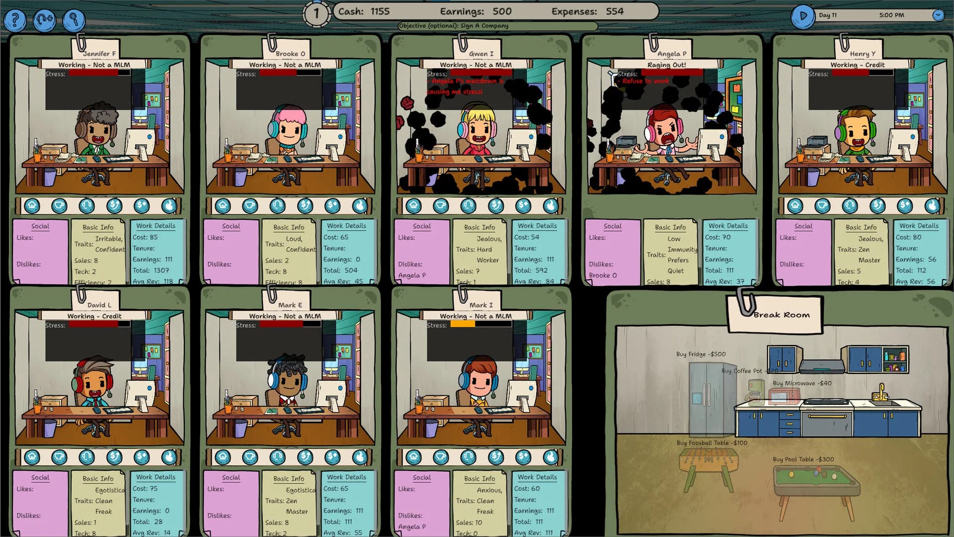Call Center Tycoon görsel 8
