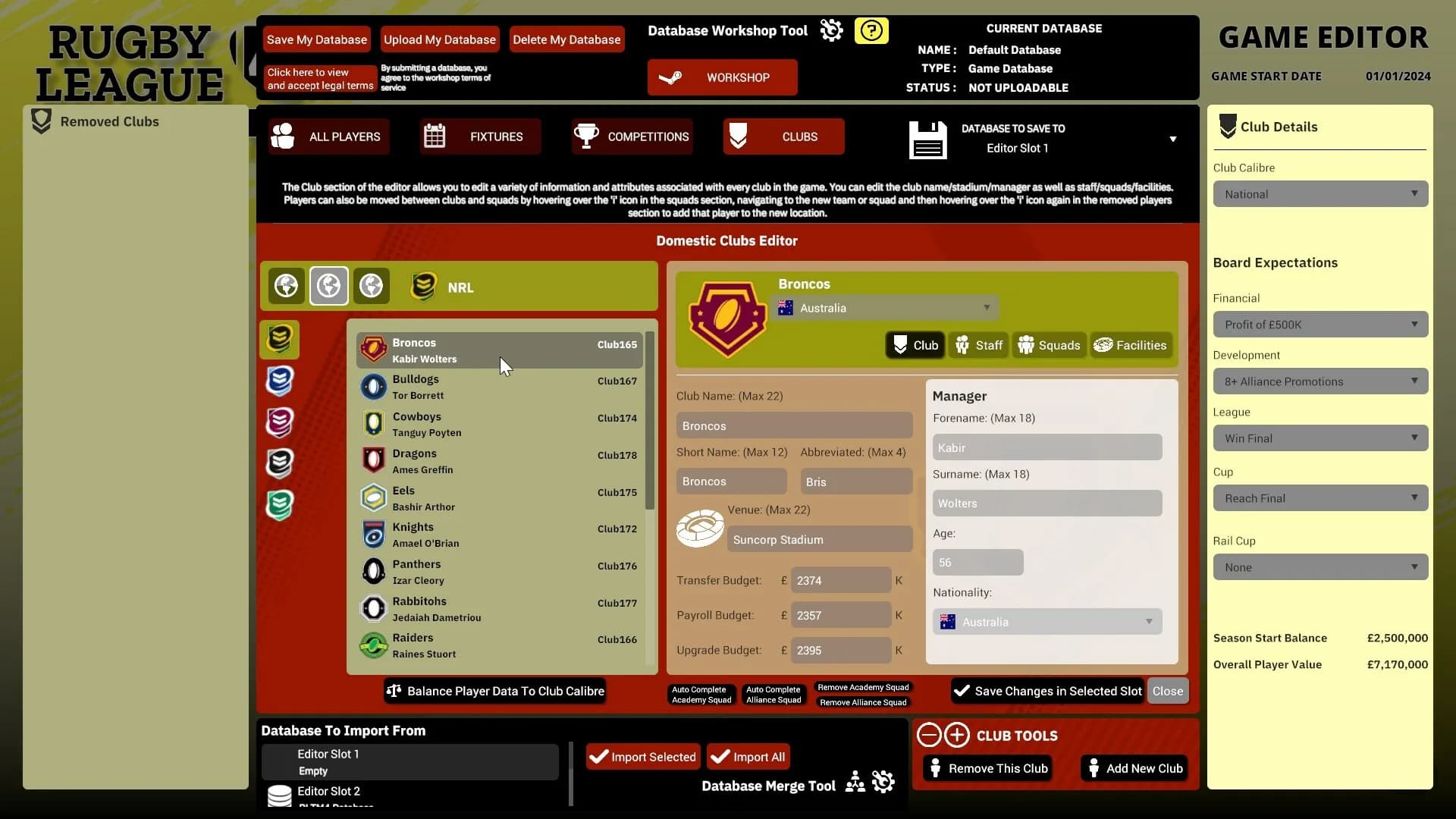 Rugby League Team Manager 4 görsel 24