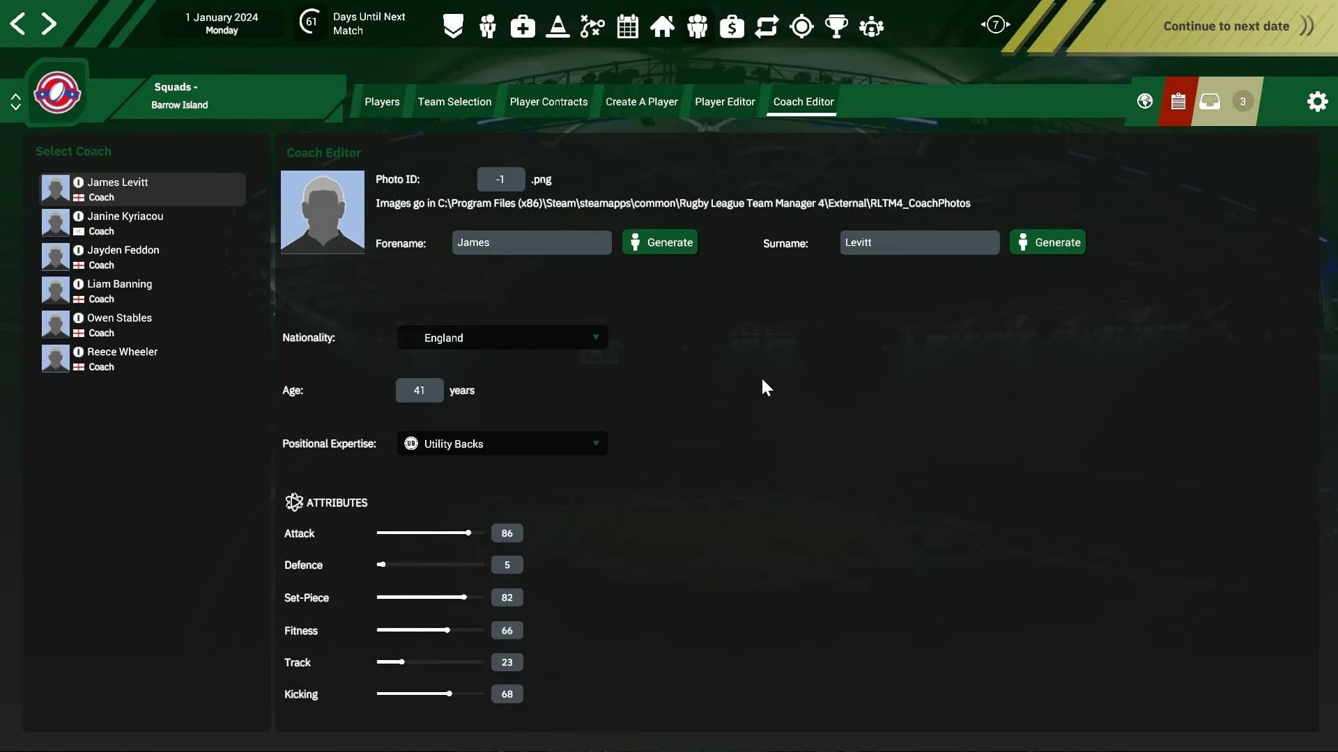 Rugby League Team Manager 4 görsel 40