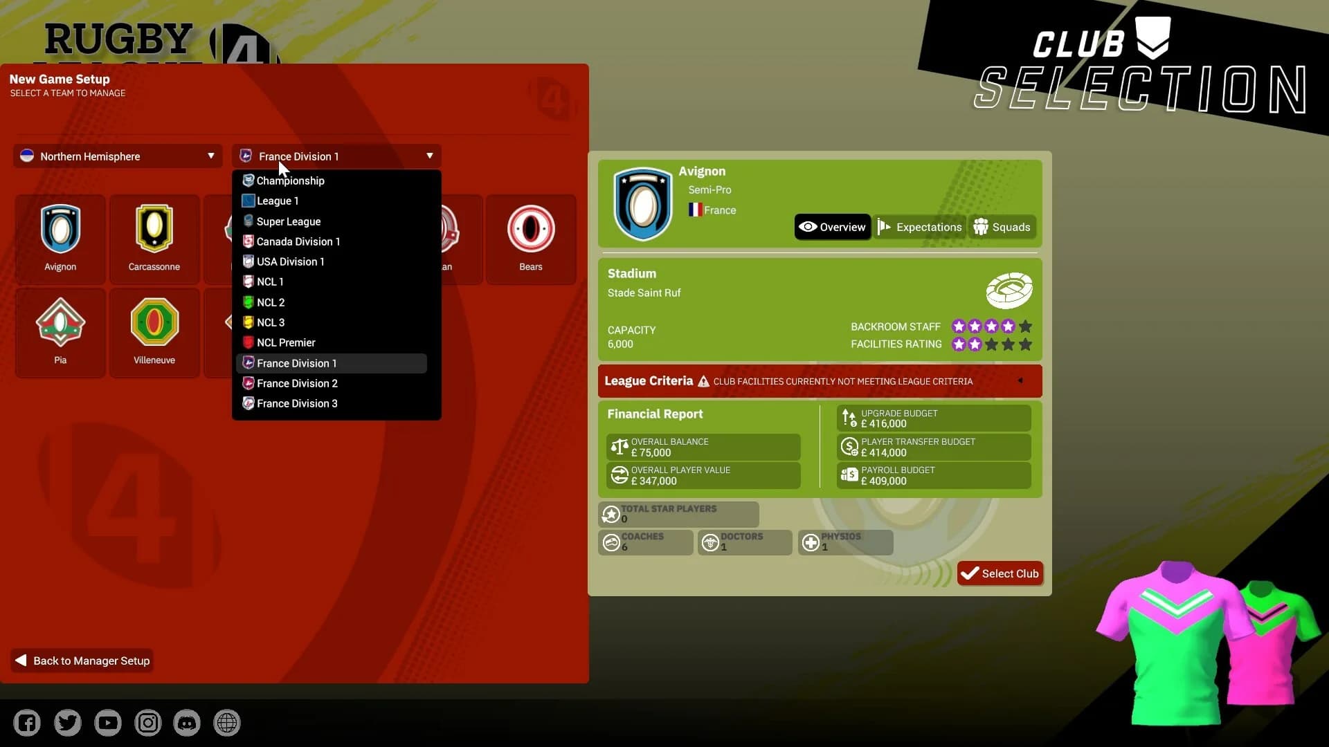 Rugby League Team Manager 4 görsel 44