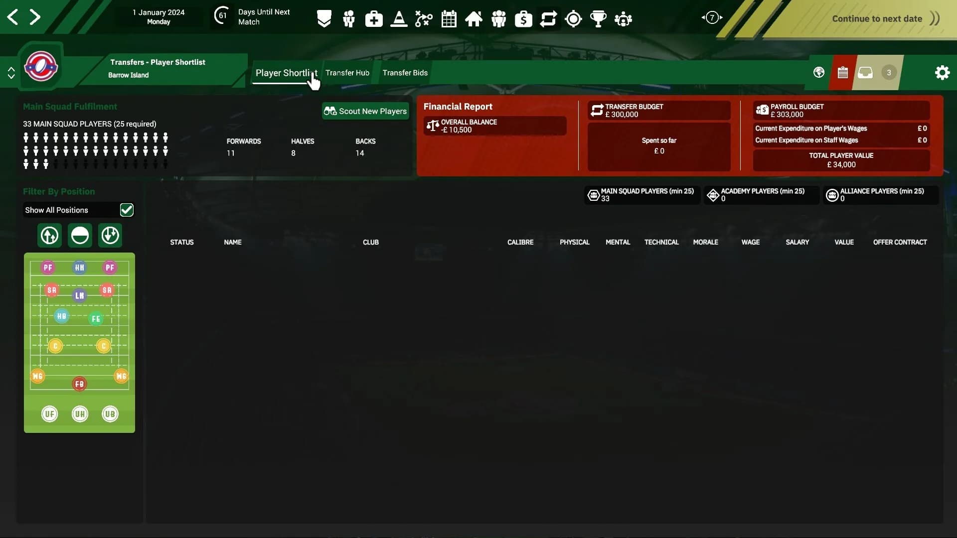 Rugby League Team Manager 4 görsel 50