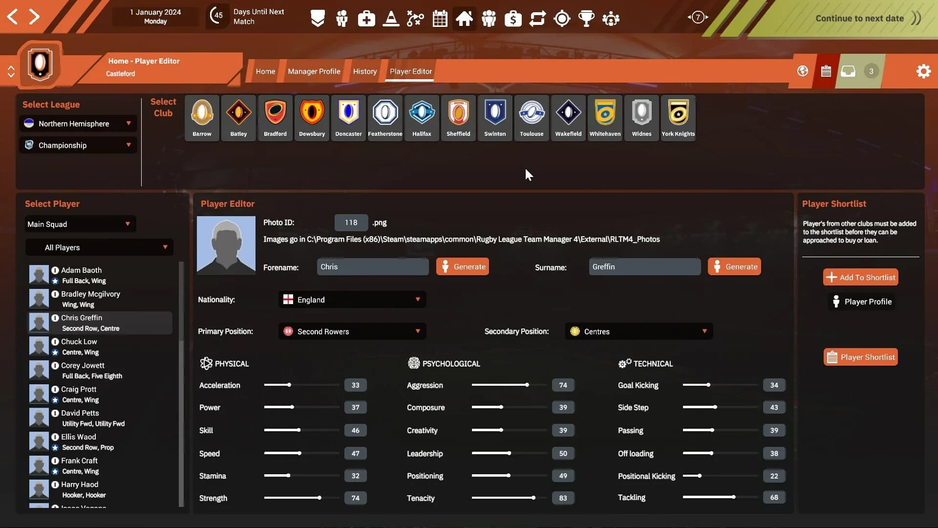 Rugby League Team Manager 4 görsel 8
