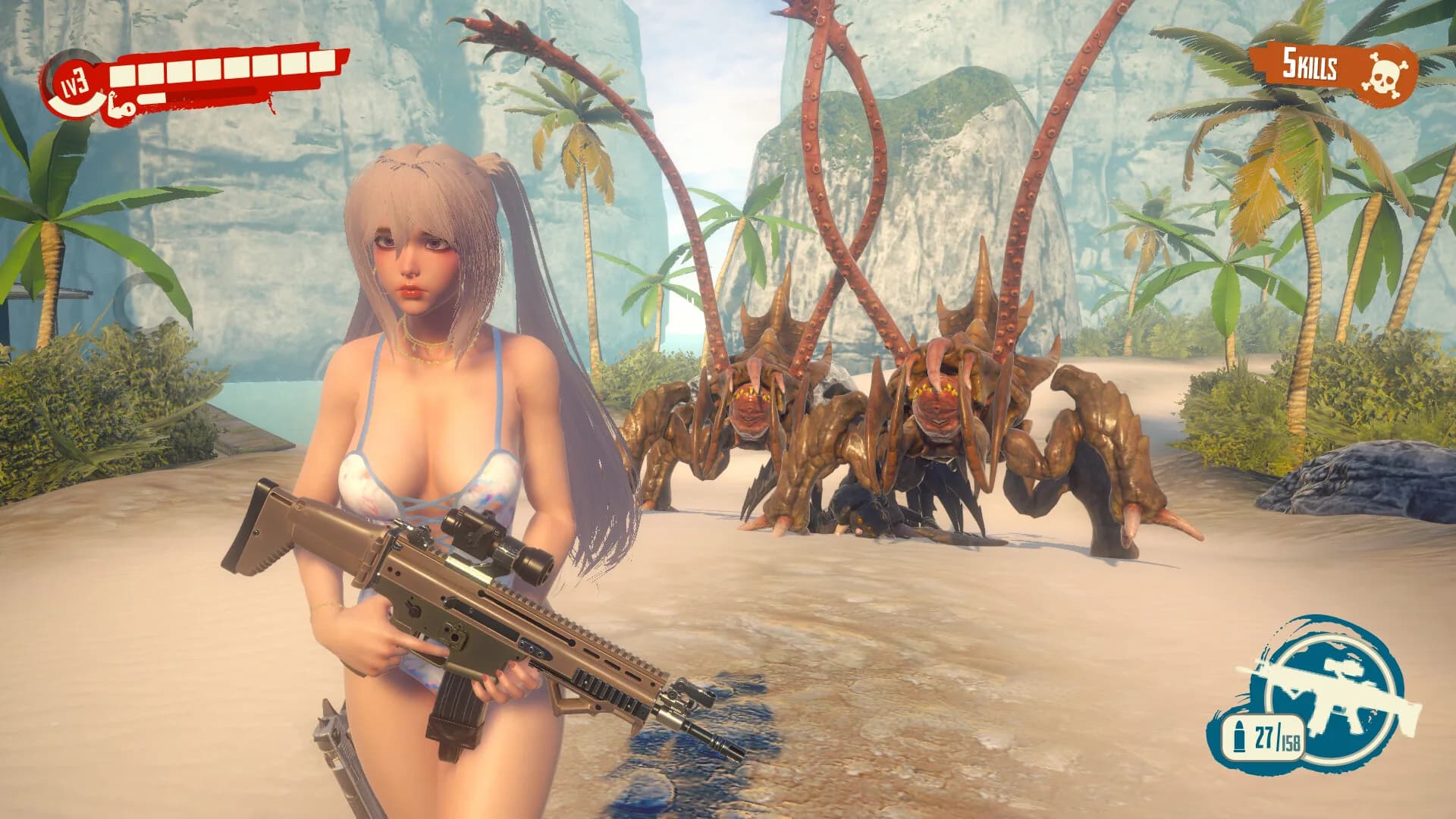 Anime Girls: Sun of a Beach görsel 4